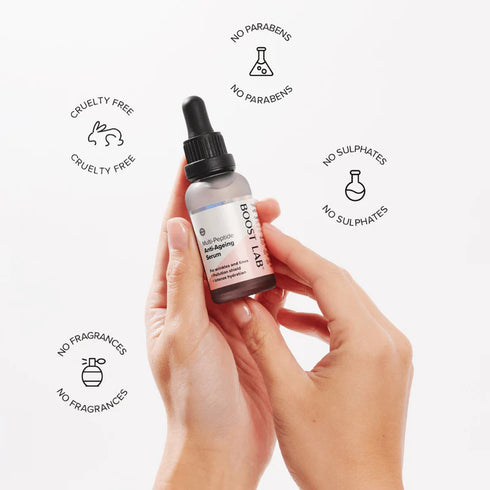 Image of boost lab anti-aging serum benefits